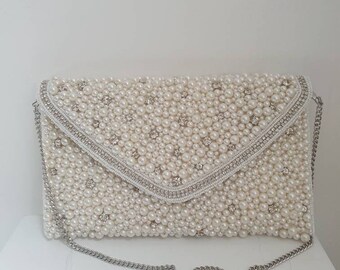Pearl wallet purse collection.