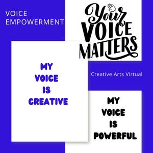 16 Life Changing Voice Empowerment Digital Affirmations/4X4 in/Phone Wallpaper/Great Gift for Singers/Positive Voice Affirmations