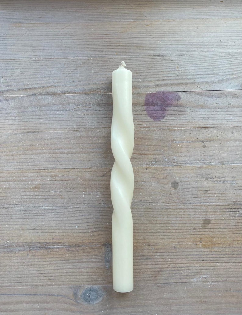 Twisted candles long Bending candles Bendy candles Twisted candle stick candle Table candle Gift for her Costumed Christmas image 8
