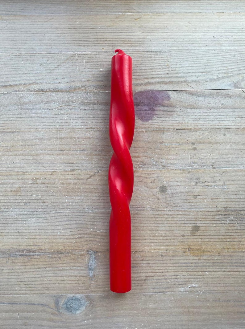 Twisted candles long Bending candles Bendy candles Twisted candle stick candle Table candle Gift for her Costumed Christmas image 7