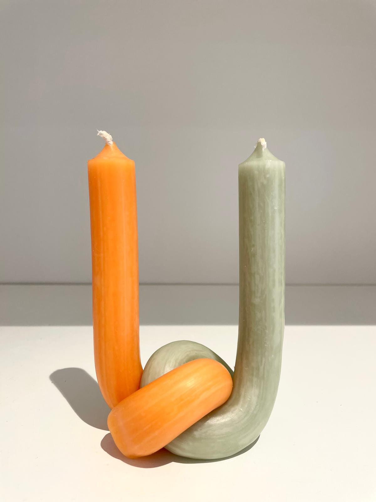 Double Turned Candle Bending Candles Bendy Candles Etsy UK