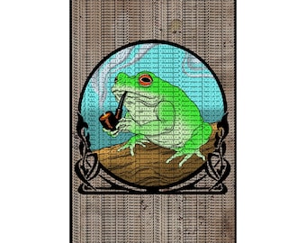 12x18, frog folk,Matte Vertical Posters