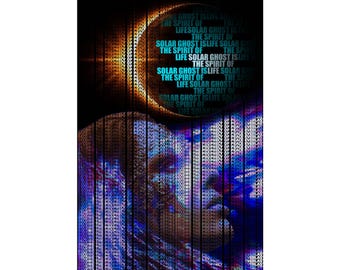 12x18, poster,Solar ghostMatte Vertical Posters