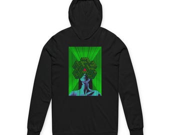 Hero of the defeated,Unisex Hooded Long Sleeve Tee