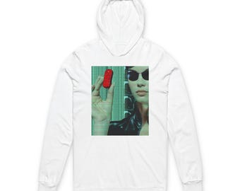 The Matrix has you,Unisex Hooded Long Sleeve Tee