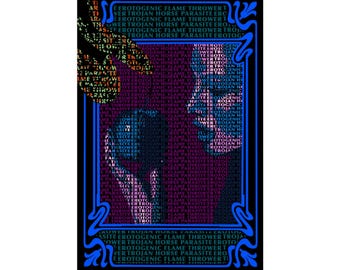 12x18, erotogenic flame thrower, matte Vertical Posters