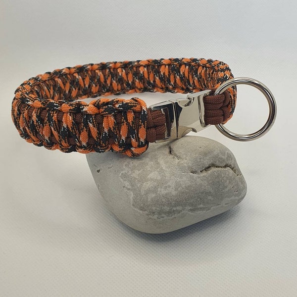 Hundehalsband Paracord Steckschließe