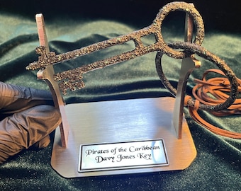Gift Item Davy Jones Key Jack Sparrow Film Decor Metal Prop Replica Pirates of the Caribbean