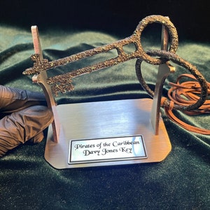 Gift Item Davy Jones Key Jack Sparrow Film Decor Metal Prop Replica Pirates of the Caribbean