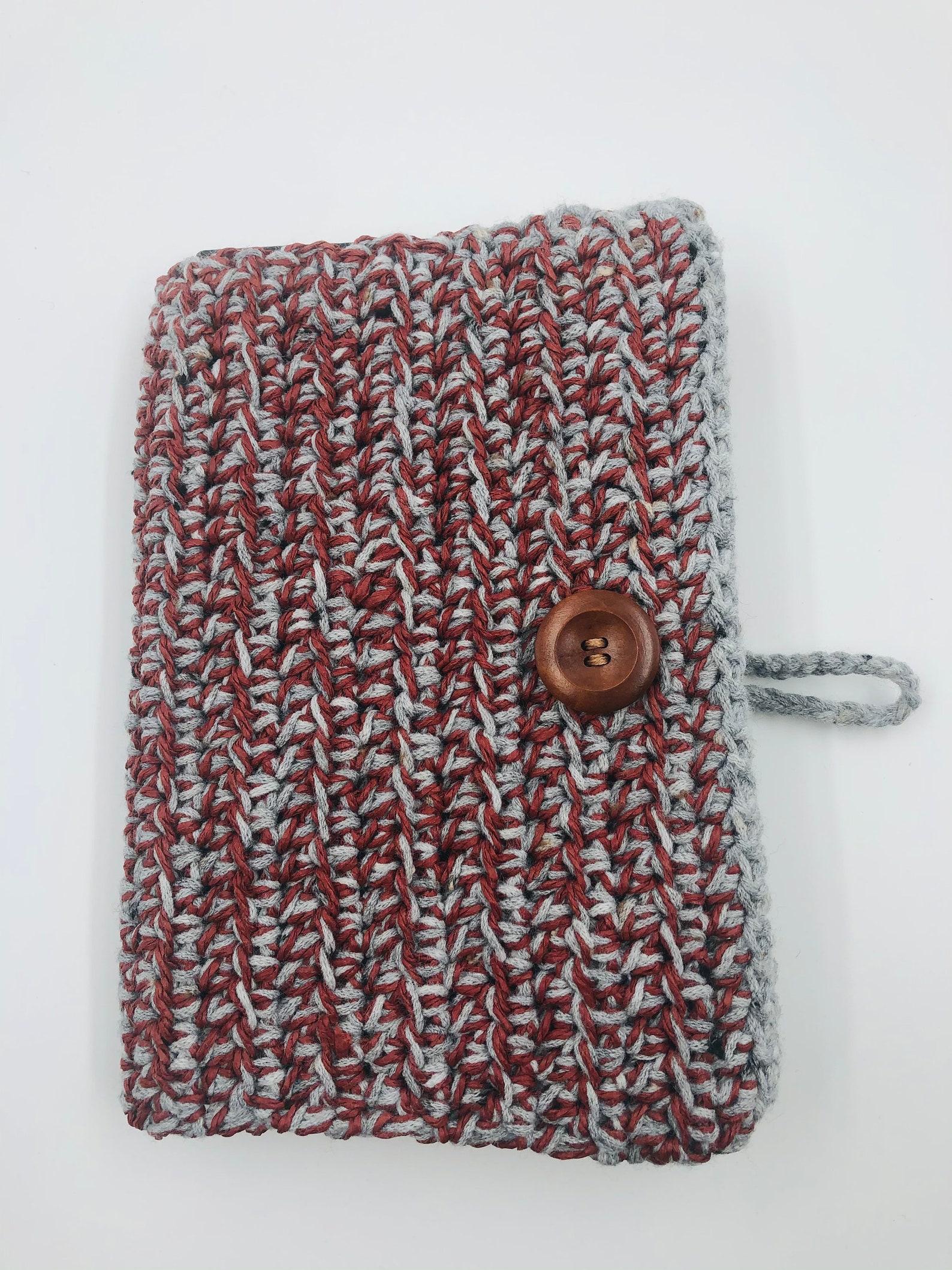 Knitted Notebook Sleeve, Book Pouch, Book Protector, Book Case, Book