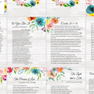 Recitation Binder Editable Word Document - Classical Homeschool Printable Menu - Dorothy