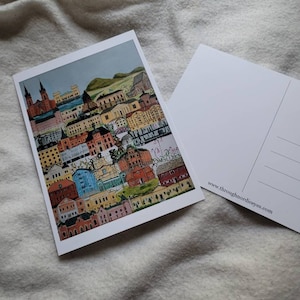 Postal de la ciudad de Uppsala, Suecia, Viajes, Retro, Vintage, Tarjeta de felicitación, Tarjeta ilustrada