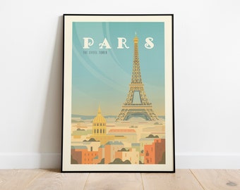Paris France Poster, Paris Poster, Eiffel Tower Print, Eiffel Tower Art, Paris Gift, Paris France Print, Eiffel Tower Digital Download Print