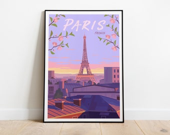 Eiffel Tower Poster, Paris Poster, Eiffel Tower Print, Eiffel Tower Art, Paris Gift, Paris France Print, Eiffel Tower Digital Download