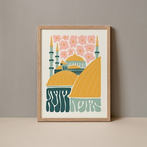 Hagia Sophia Turkey Poster, Hagia Sophia Turkey Print, Hagia Sophia Turkey Travel Poster, Hagia Sophia Turkey Exhibition Trendy Art Download