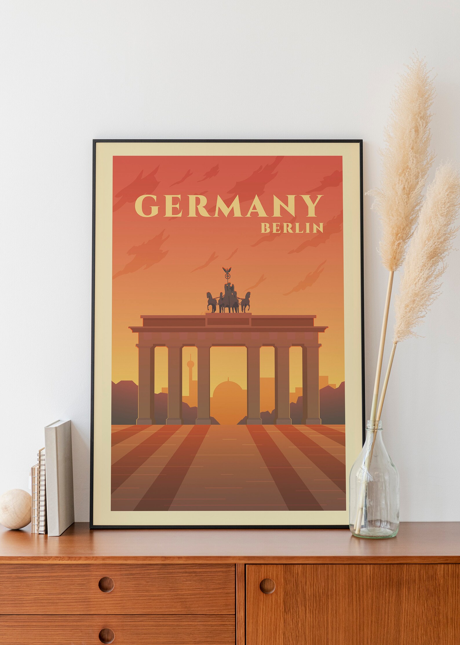Germany Travel Poster Gallery Wall Art Dorm Wall Art Office - Etsy