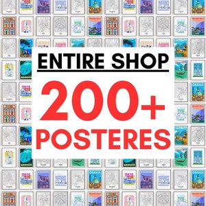 Entire Shop 200 + Posters, Over 200 Digital Prints, 200 Digital Downloads Art, Entire Shop Collection, 200+ Poster Bundle Digital Download