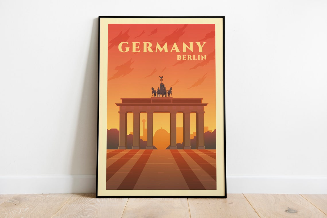 Germany Travel Poster Gallery Wall Art Dorm Wall Art Office - Etsy