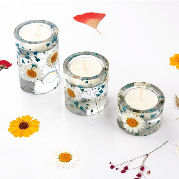 Resin Candle Holder Etsy