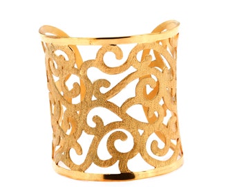 Brass jewelery,boho gold bangle,wide bangle bracelet,wide cuff bracelet,gold-plated cuff,golden bracelet,textured bracelet,open cuff jewelry