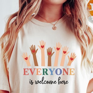 Idaho Teacher Shirt, Everyone is Welcome here Shirt, Teacher Shirt, Idaho Teacher Sweatshirt, Teacher Apparel, Everyone is Welcome here