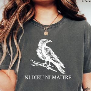 Anti Authoritarian Shirt, Ni Dieu Ni Maître, No God No Master, Anti Trump Shirt, Leftist Protest Shirt, Anarchist T-shirt, Political Shirt