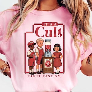 You&#39;re In A Cult Shirt, Funny Anti Trump Shirt, FDT Shirt, Political Activist Gift Shirt, Pro Choice Shirt, Anti-Republican Tee, Resist Tee
