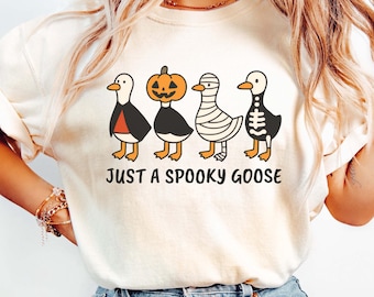 Nur ein gruselige Gans Shirt, Dumme Gans Halloween Shirt, lustiges Halloween Shirt, Gans Shirt, Halloween Gans Sweatshirt, süßes Halloween Shirt