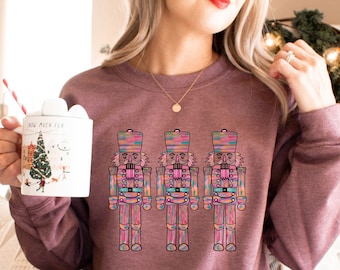 Nutcracker Sweatshirt, Christmas Sweatshirt, Colorful Nutcracker Shirt, Ballet Christmas Gift, Ballet Christmas Shirt, Nutcracker Christmas