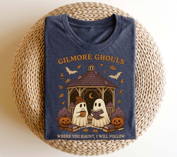 Gilmore Ghouls Shirt, Where You Haunt I Will Follow Shirt, Cute Ghost Halloween Tee, Spooky Fall Shirt, Autum Shirt, Ghost Couple Gift