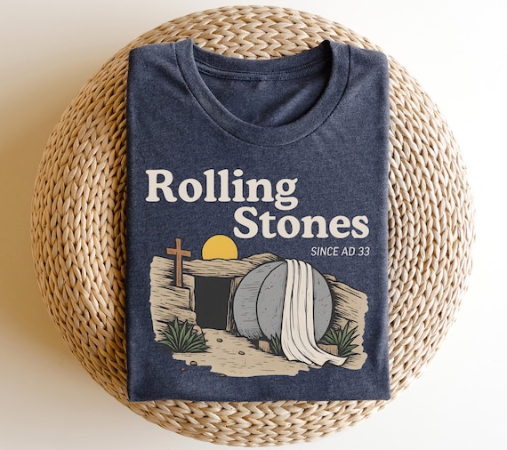 Rolling Stones Shirt, Easter Sweatshirt, Jesus Christ Tee, Catholic Gift Shirt, Easter Christian Shirt, Faith-Based Tee, Jesus Easter Shirt