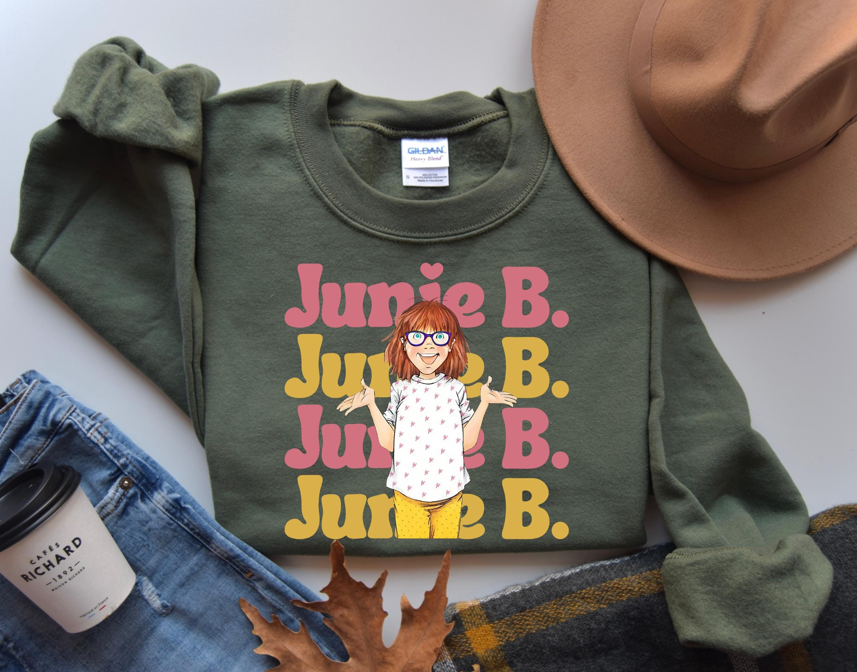 Junie B Teacher Sweatshirt, Junie B Jones Shirt, Kindergarten Teacher Tee, Gift For Teacher, Teacher Sweatshirt, First Grade Teacher, Gift
