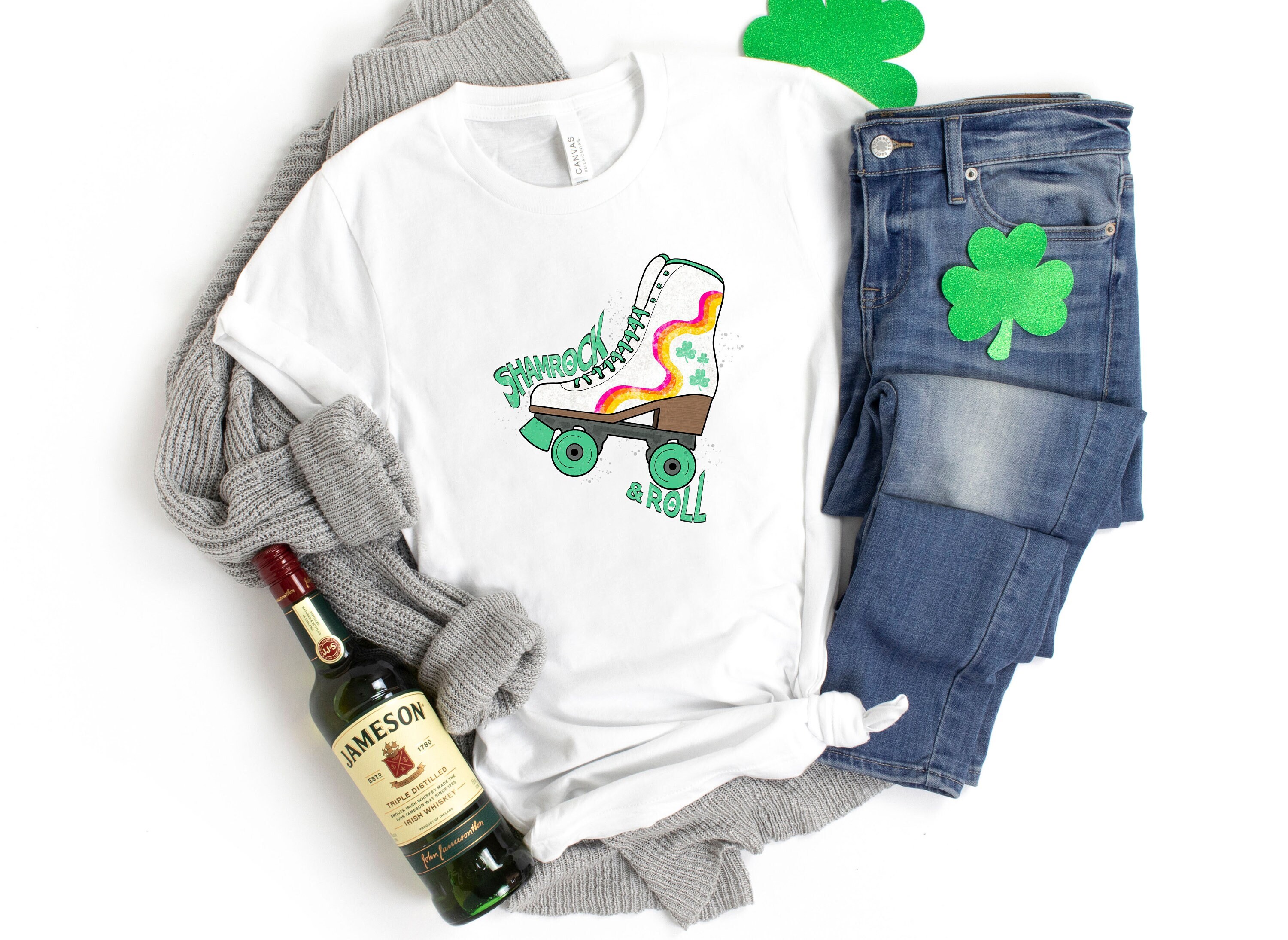 Discover Shamrock and Roll Shirt, St. Patrick's Day Shirt, Funny St. Patrick's Day Shirt