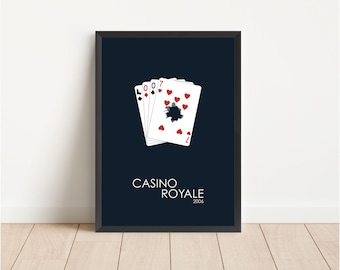 Casino Royale | James Bond | Daniel Craig | Movie Film Art Decor Poster | MovieArt | Film Print
