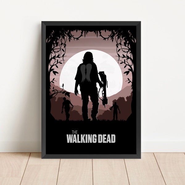 The Walking Dead | Daryl Dixon | Television TV art decor poster | The Walking Dead Poster | The Walking Dead Print