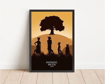 Fantastic Mr Fox | Movie Film art decor poster |  Fox | Movie art | Film print
