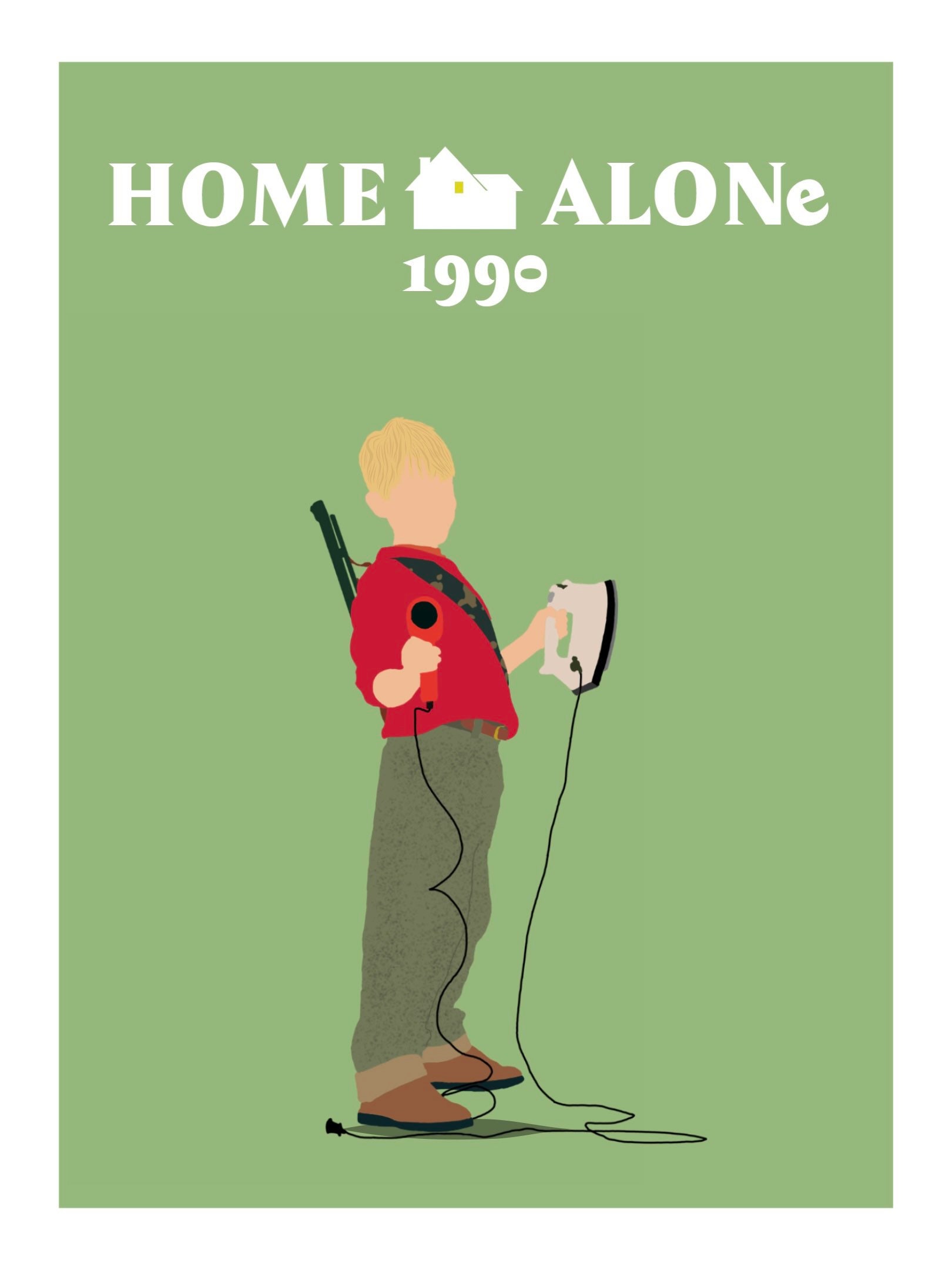 Home Alone Kevin Mccallister Movie Art Film Art Etsy UK