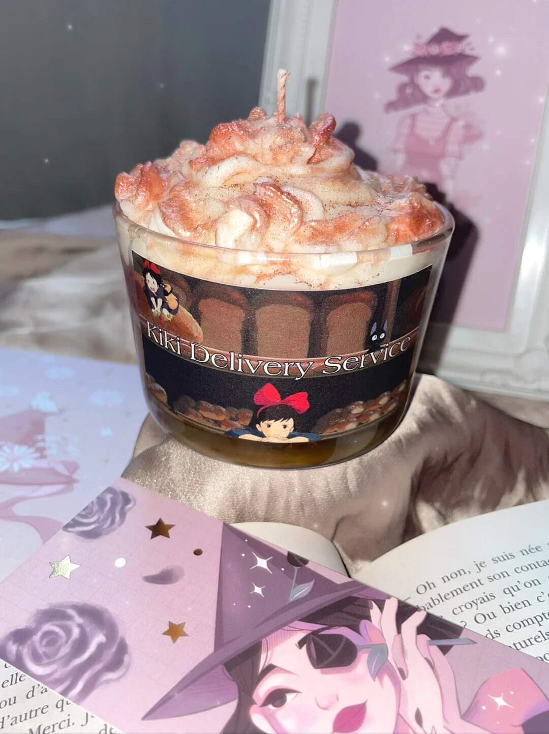 Kiki X Jiji Candle Ghibliinspired Handmade Candle Soy Wax Etsy