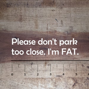 Parking Decal
