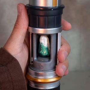 Elemental Nature Kyber Crystal | Star Wars Inspired Custom Savi’s Compatible Resin Kyber for Lightsaber Collectors | Jedi