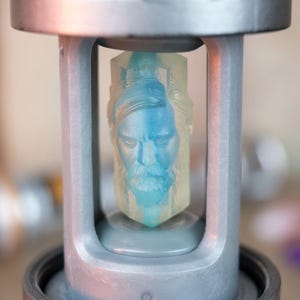 Obi Wan Hologhost Kyber Crystal | Star Wars Inspired Custom Savi’s Compatible Resin Kyber for Lightsaber Collectors | Jedi