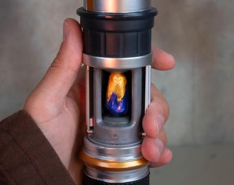 Protection & Defense Kyber Crystal | Star Wars Inspired Custom Savi’s Compatible Resin Kyber for Lightsaber Collectors | Jedi