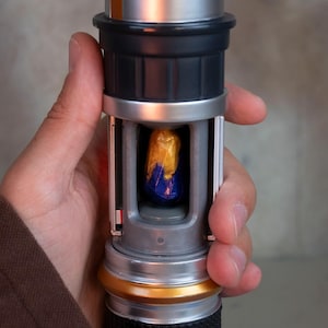 Protection and Defense - Custom Kyber Crystal - Savi&#39;s Workshop and Holocron Compatible - Mace Windu - Temple Guard