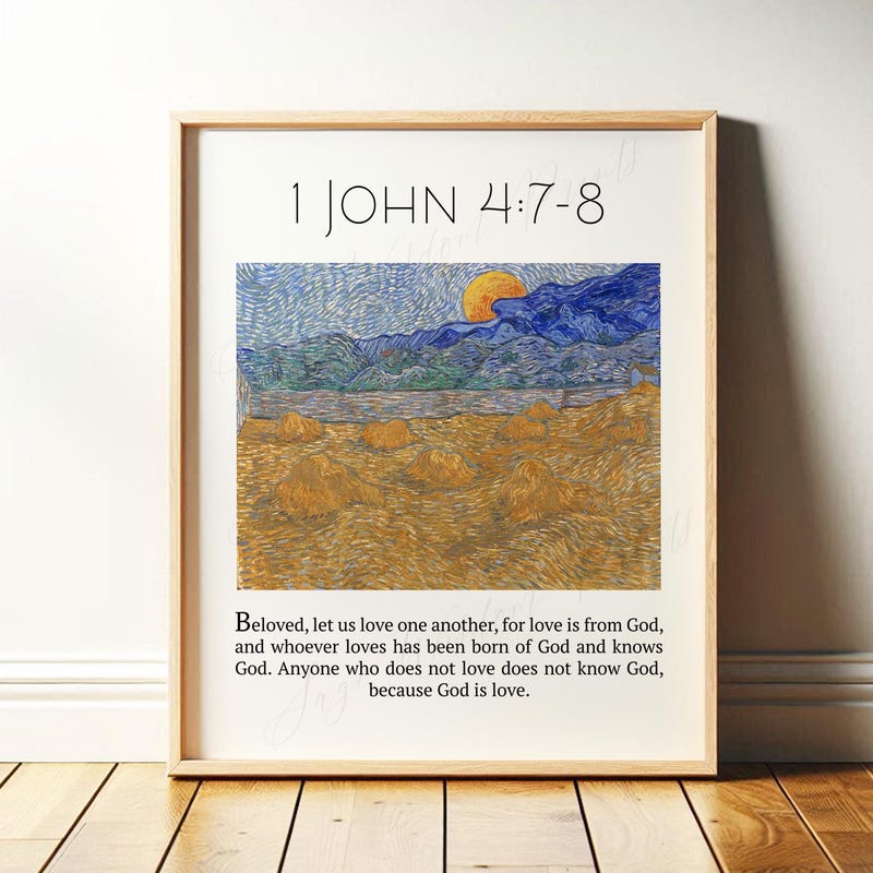 John 4: 7 8 Etsy