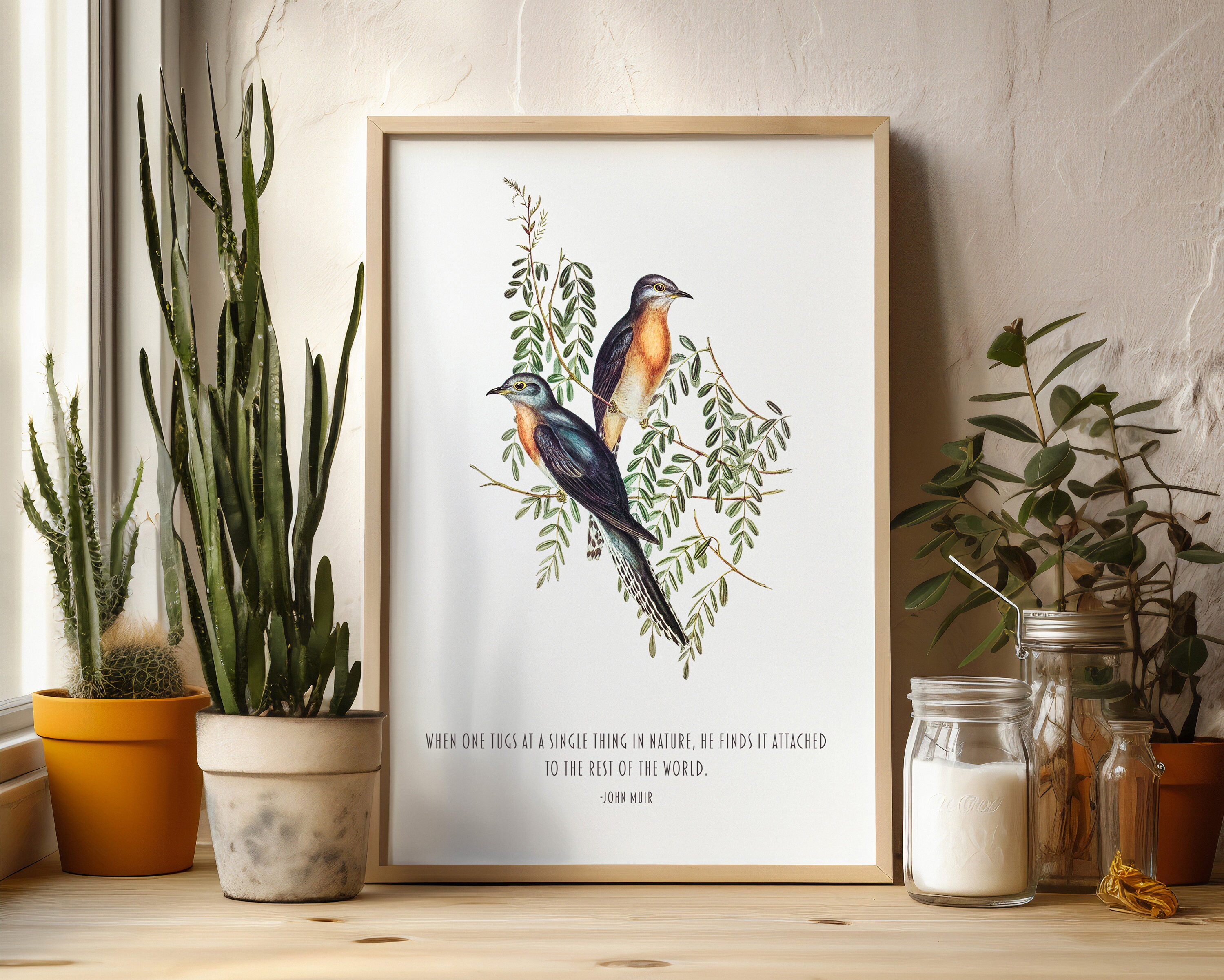 John Muir Nature Quote Wall Art Nature Wall Art Hiker Gift Naturalist Art Print Environmentalist