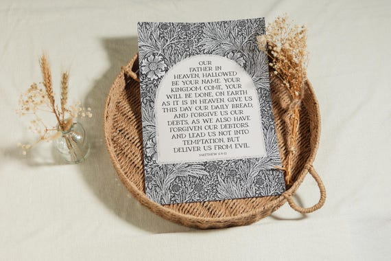 Lord's Prayer Print: 