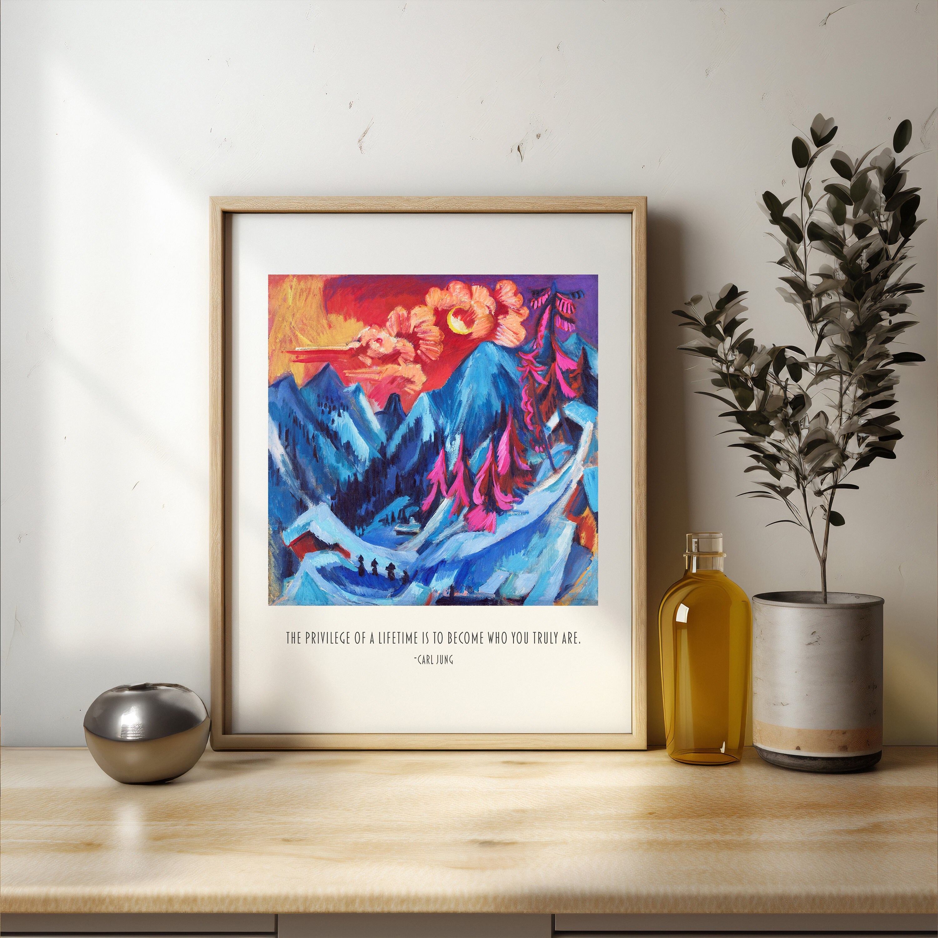 Carl Jung Quote Wall Art Shadow Therapy Work Hero S Journey Ego