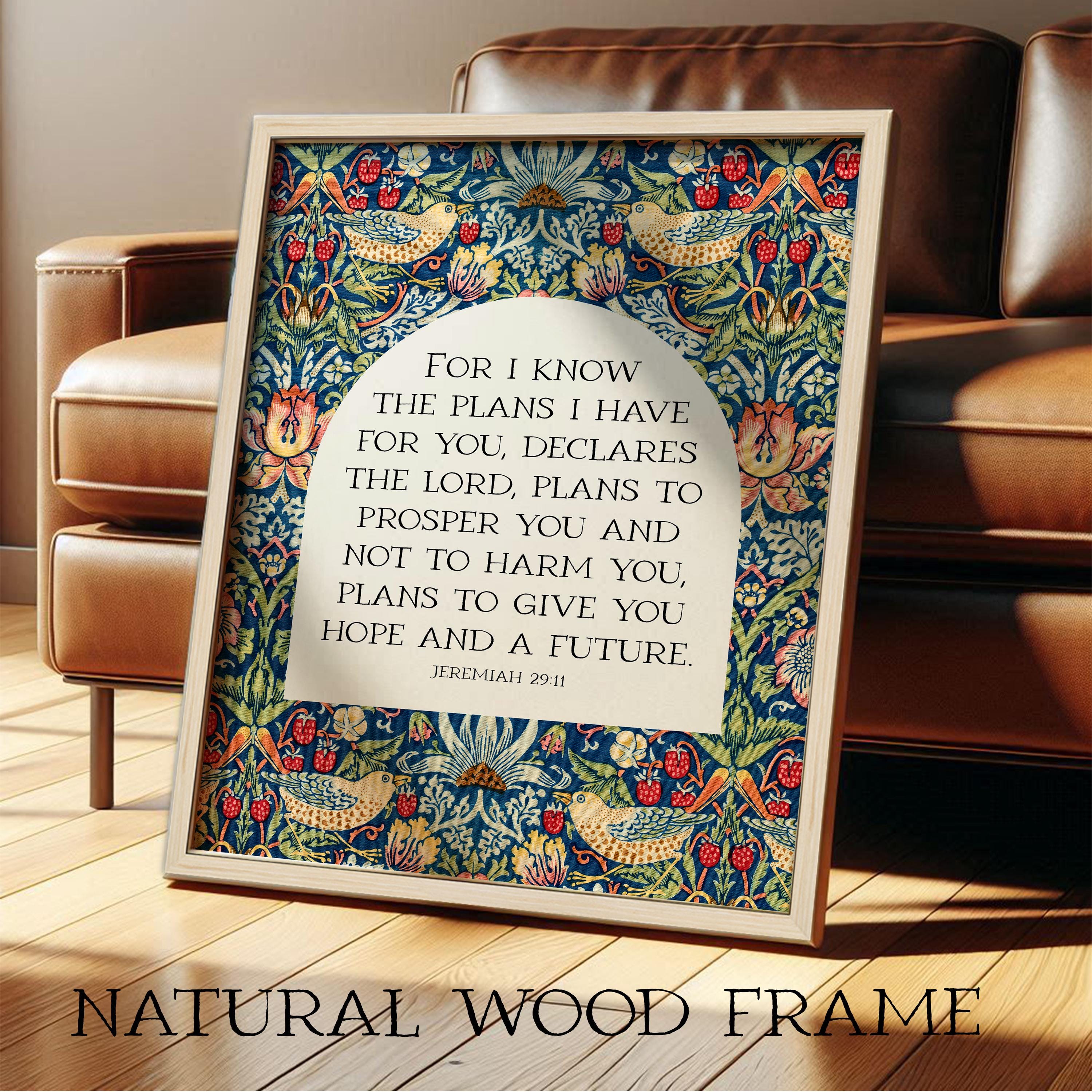 Jeremiah 29:11 "for I Know the Plans" | William Morris Christian Bible ...