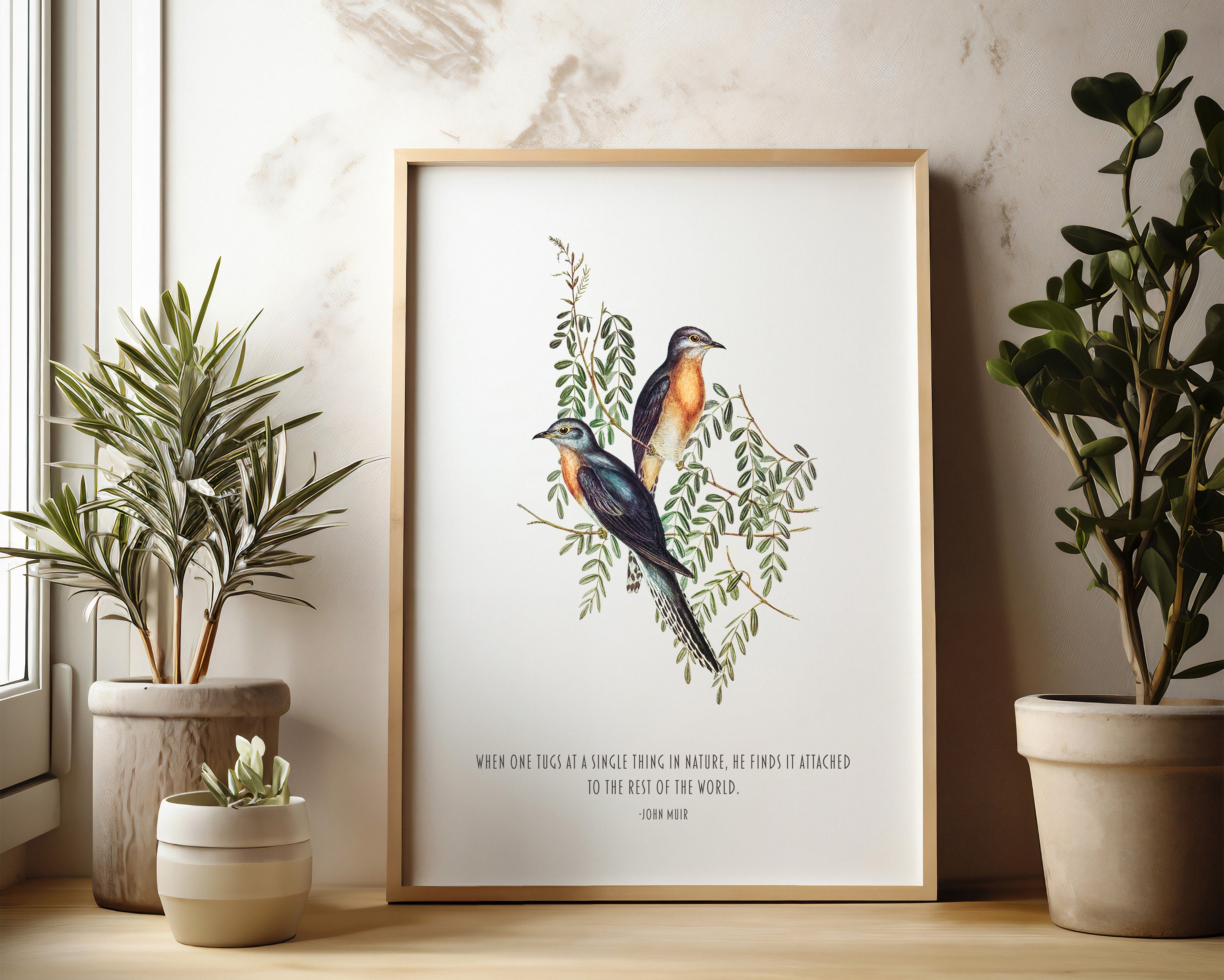 John Muir Nature Quote Wall Art Nature Wall Art Hiker Gift Naturalist Art Print Environmentalist