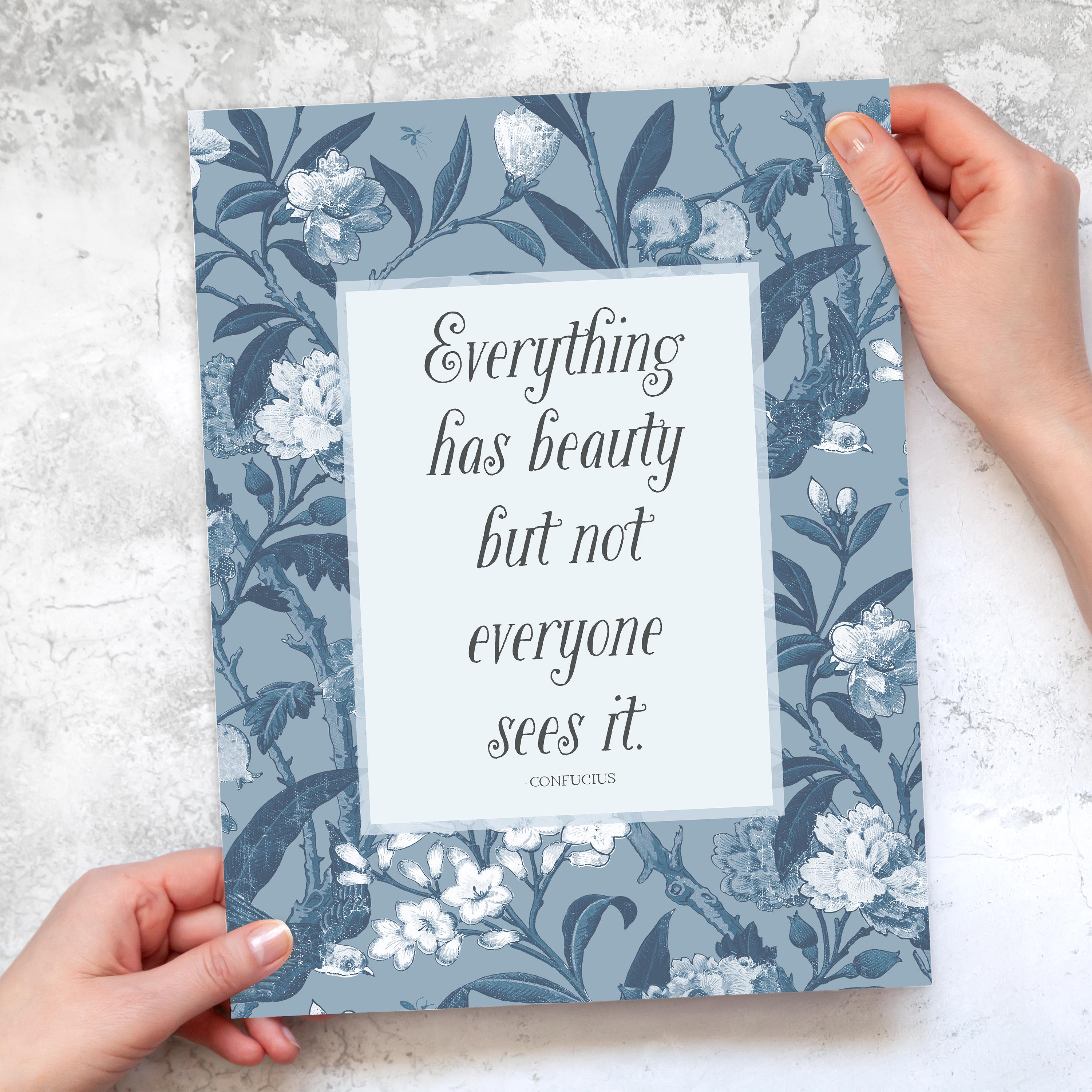 Confucius Quote Print: \, image size:3000x3000